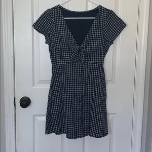 adorable checkered a&f dress